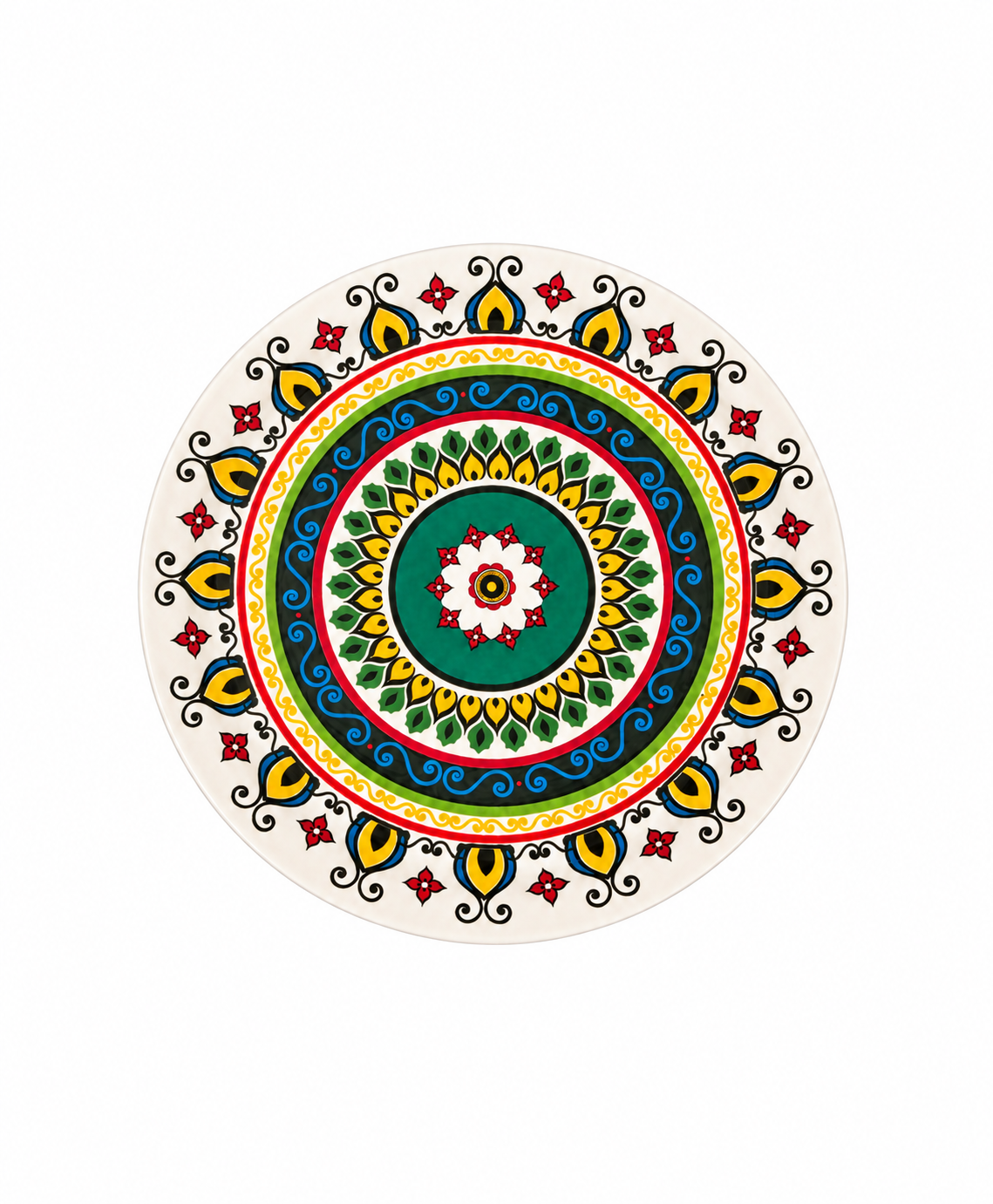 Serat Mandala metal plate
